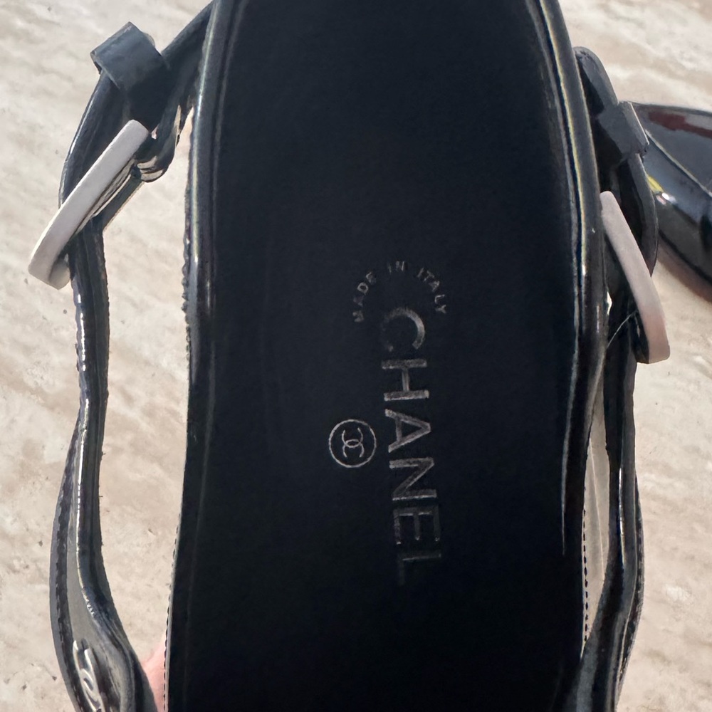 Black patent Leather Ankle Boots - Picture 3 of 5